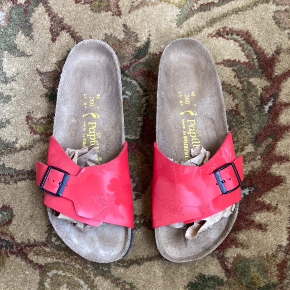Birkenstock Papillio Catalina in Floral Red chili 🌶️